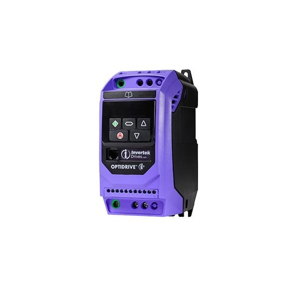 Invertek Drives 0.75 kW 1 HP, 7 A; Size 1, IP20;IV: Single Phase, 200-240 V;OV: Single Phase, 200-240 V ODE-3-120070-1F12-01 - main